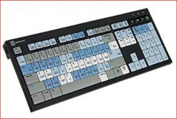 Logickeyboard Autodesk Smoke Nero Slim Line Linux Keyboard