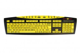 Keys-U-See Wireless Large Print Keyboard and Wireless Mouse Bundle Set