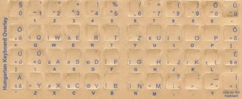 Transparent Braille Computer Keyboard Overlays Stickers