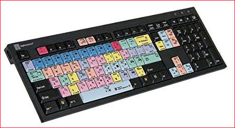 Logickeyboard Adobe Premiere Pro CS 6 Nero Slim PC Shortcut Keyboard