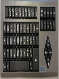 BigKeys LX ABC Large Print USB Keyboard - Black Keys & White Characters