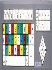 BigKeys LX ABC Large Print USB Wired Keyboard - Colored Keys & Black Characters 12000009