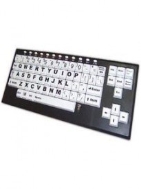 Chester Creek Technologies Large Print on Larger Key Keyboard VisionBoard2 - Keyboard - USB - Black Frame