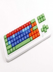 Clevy Color Coded US Computer Keyboard with Uppercase White Lettering - 102781