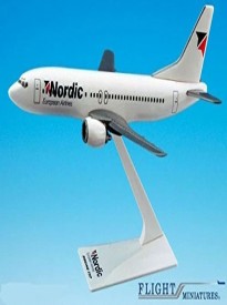 Nordic Sweden Airplane Miniature Model Snap Fit Kit Flight Miniatures